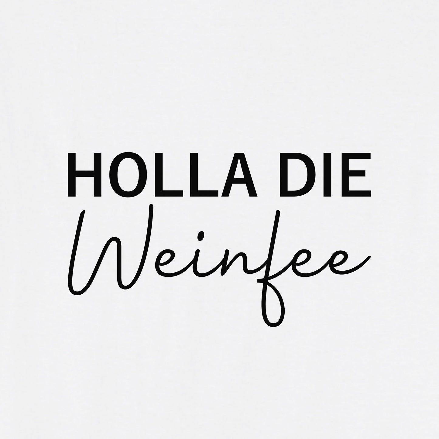 2x Bügelbild: Holla die Weinfee inkl. Anleitung