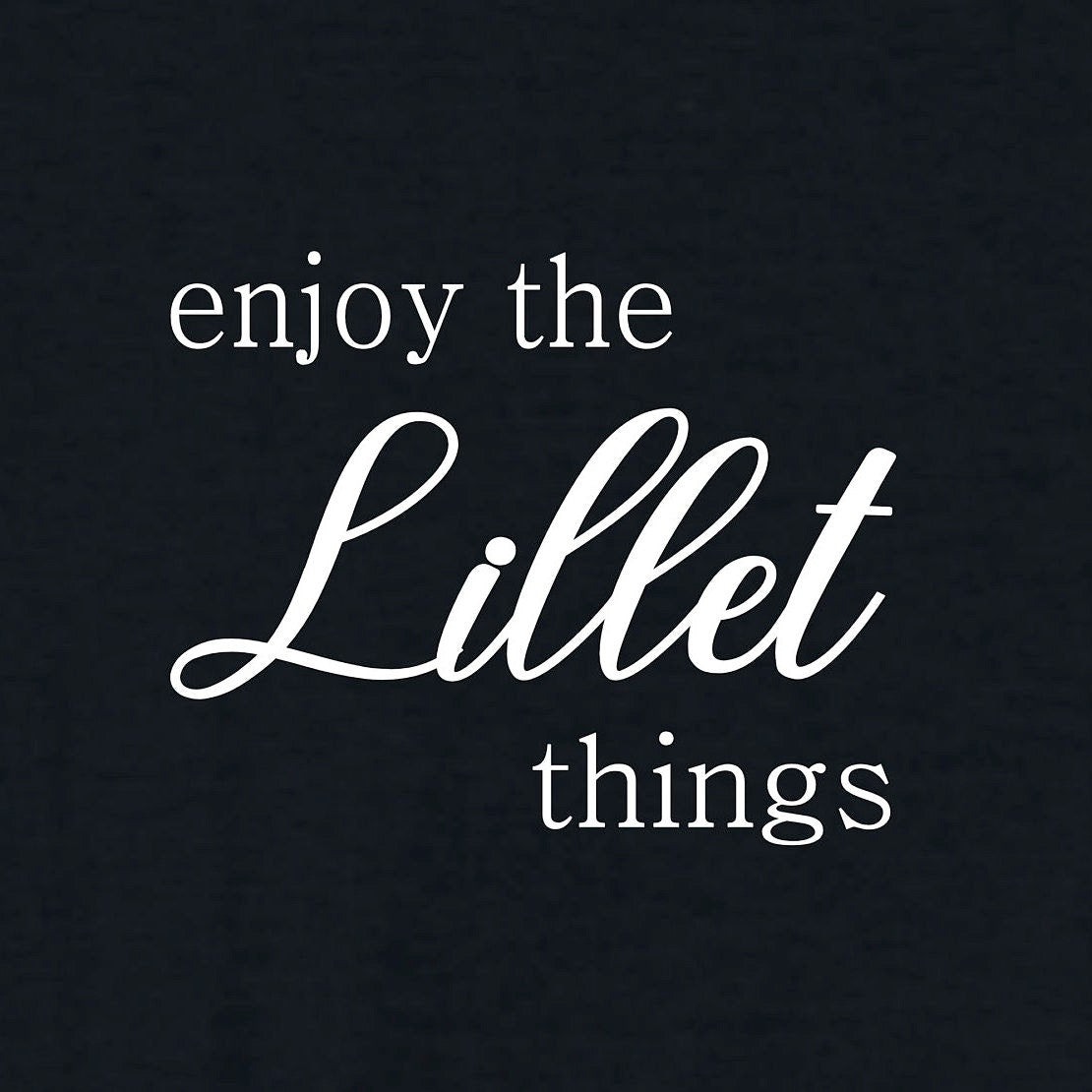 2x Bügelbild: Enjoy the Lillet things inkl. Anleitung