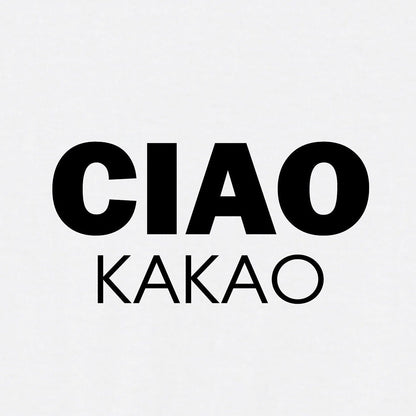 2x Bügelbild: CIAO KAKAO inkl. Anleitung